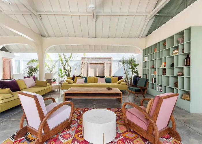 Anicca - Sunny Colorful 4br Umalas With Private Pool And Rooftop Lounge