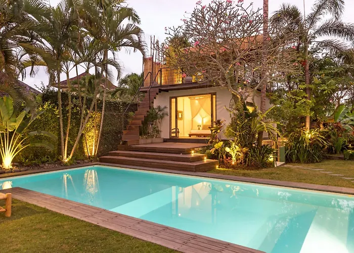 Anicca - Sunny Colorful 4br Umalas With Private Pool And Rooftop Lounge * Canggu (Bali)