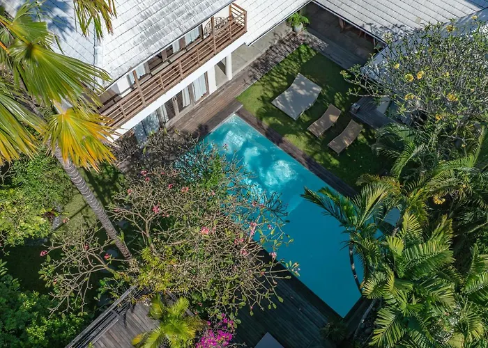 Anicca - Sunny Colorful 4br Umalas With Private Pool And Rooftop Lounge